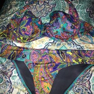 Paisley bathing suit